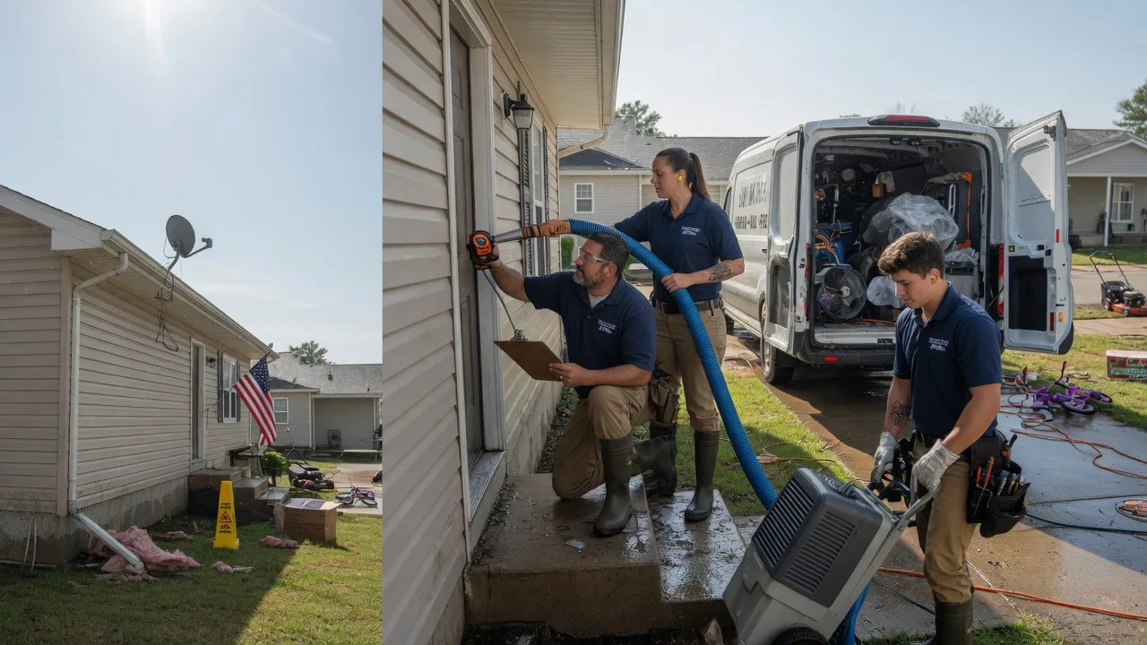 Ceiling Water Damage Restoration in Opdyke, IL near me